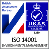British Assessment Bureau ISO 14001 logo
